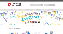 Desktop Screenshot of infantozzimateriales.com